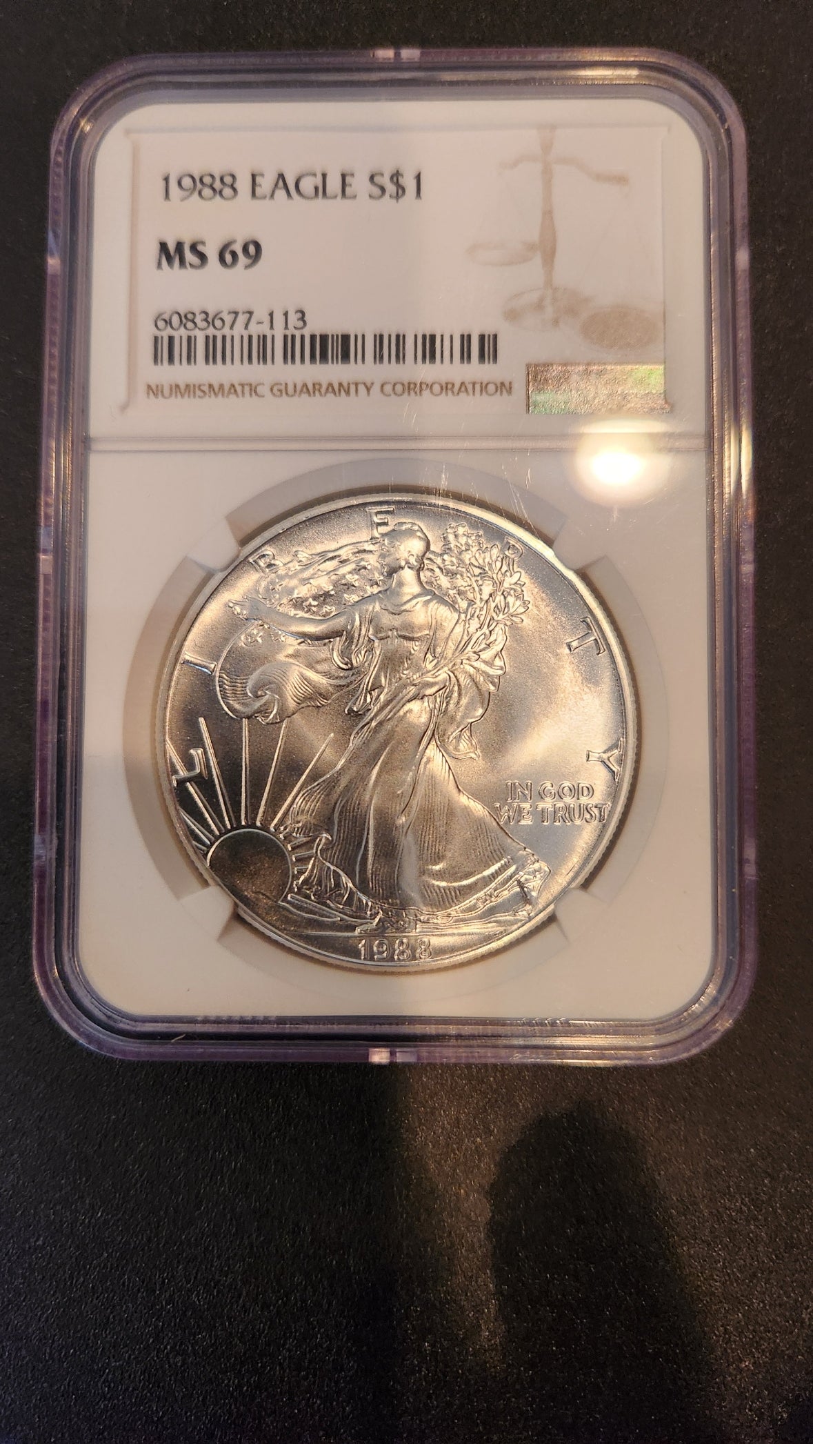 1988 Silver Eagle - NCG MS69
