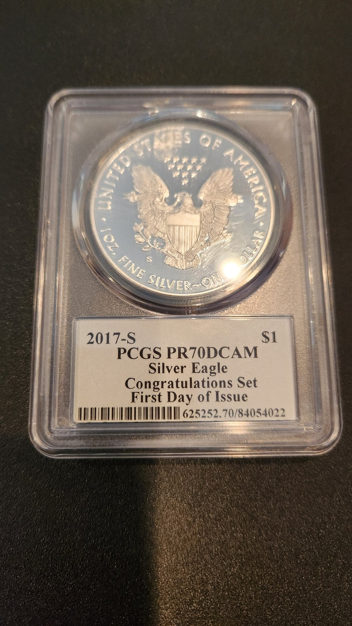 2017-S Silver Eagle - PCGS PR70DCAM