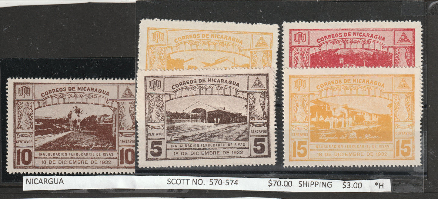 Nicaragua Postage Stamps - *H Condition