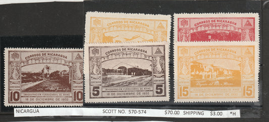 Nicaragua Postage Stamps - *H Condition