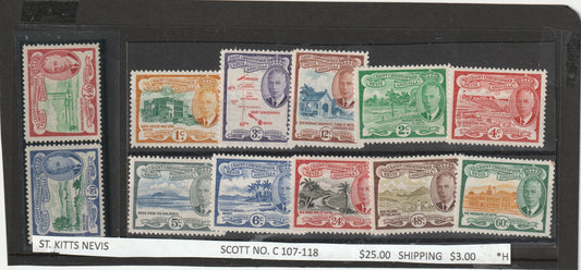 St. Kitts Nevis Postage Stamps - *H Condition