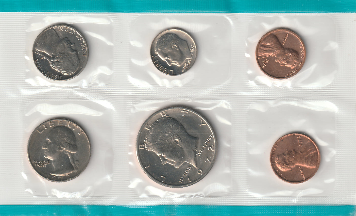1972 United States Mint Uncirculated Coin Set