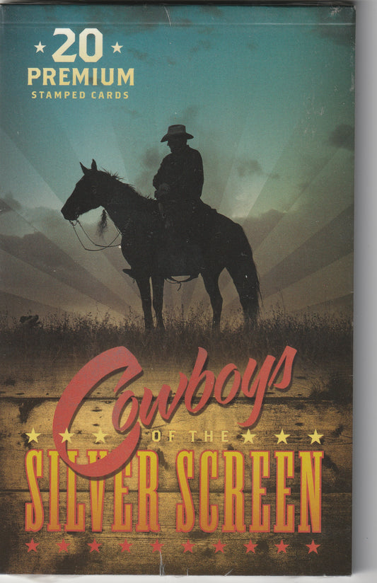 Unopened Premium Stamped Cards (20) - Cowboys Of The Silver Screen
