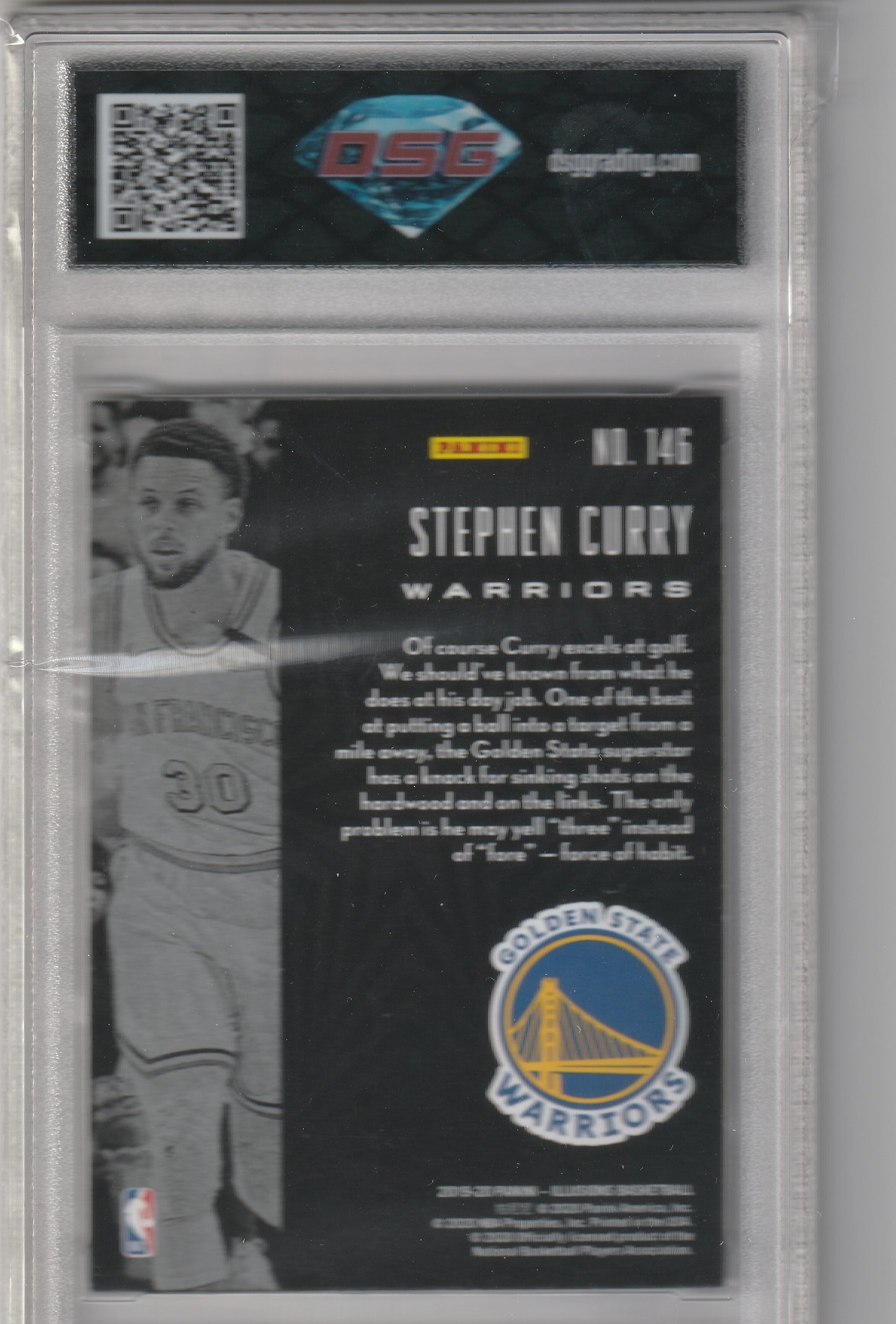 2019-20 Panini Illusions- Stephen Curry - #146 Emerald - DGS NM/Mint 8.5