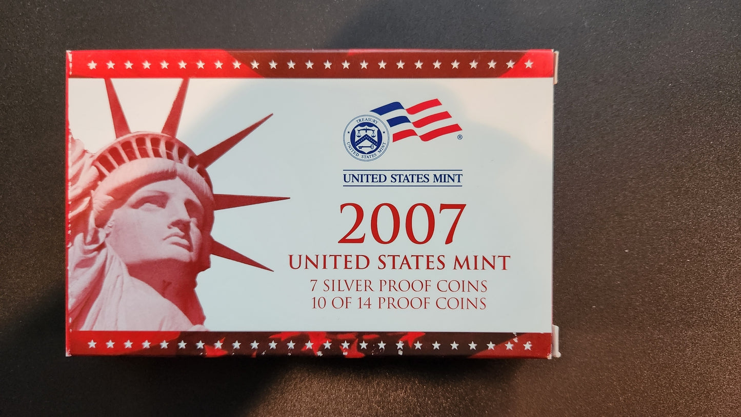 2007 United States Mint Silver Proof Set