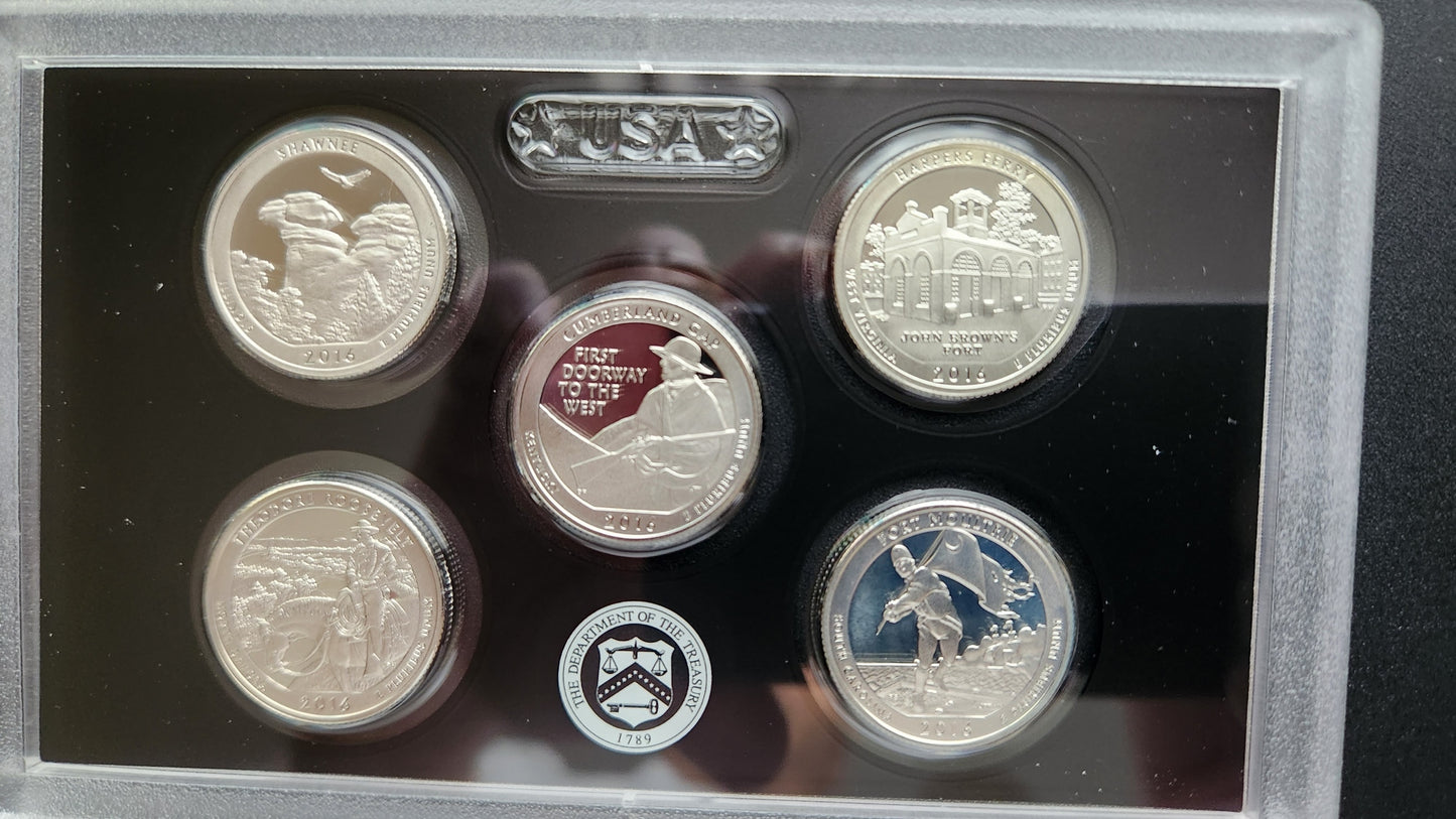 2016 United States Mint Silver Proof Set