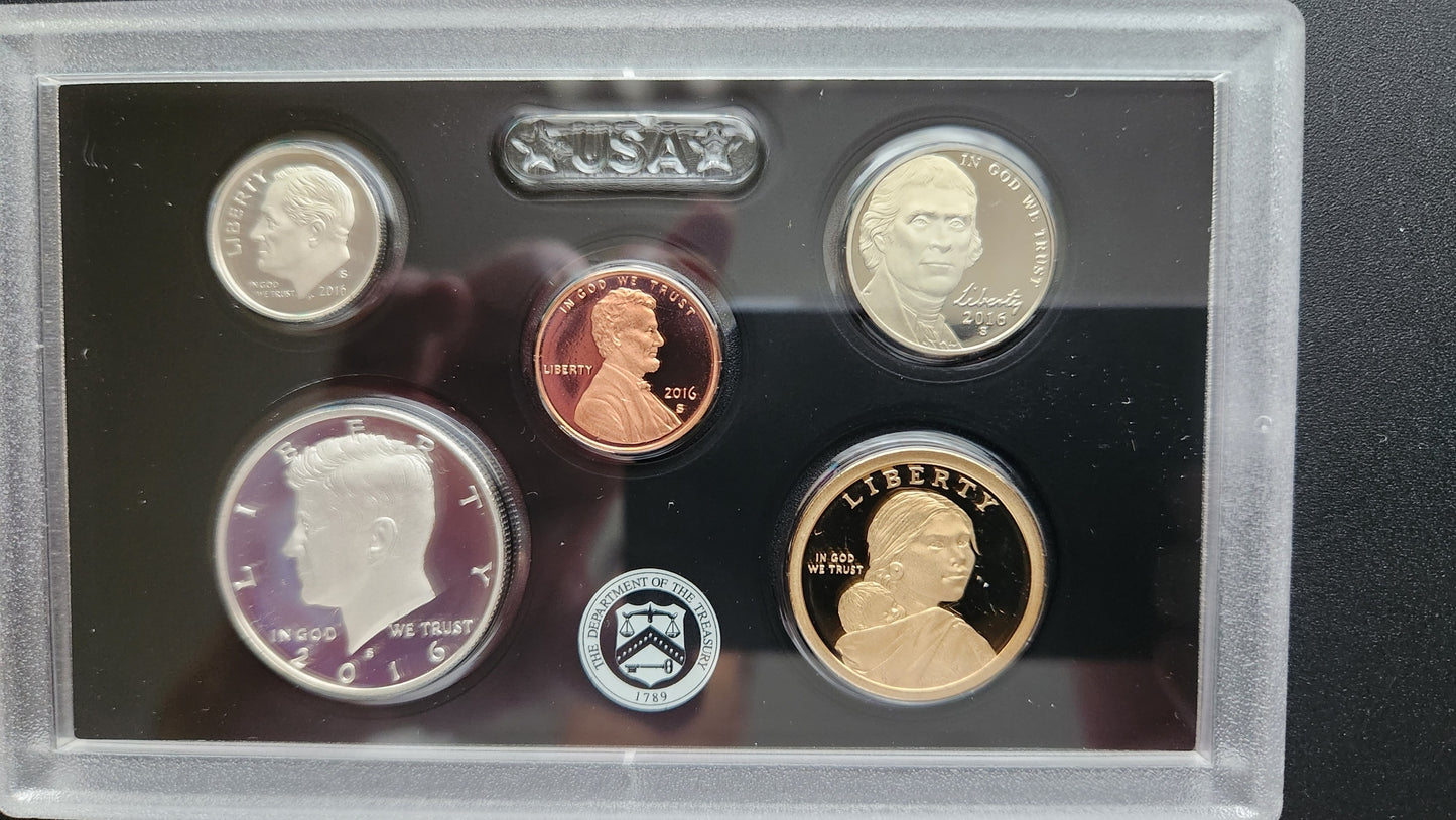 2016 United States Mint Silver Proof Set