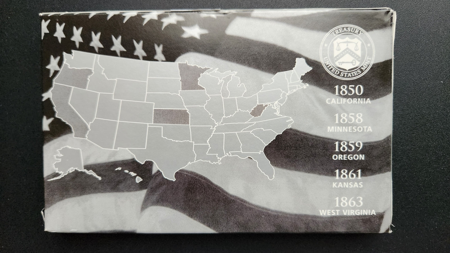 2005 United States Mint - 50 State Quarters Silver Proof Set