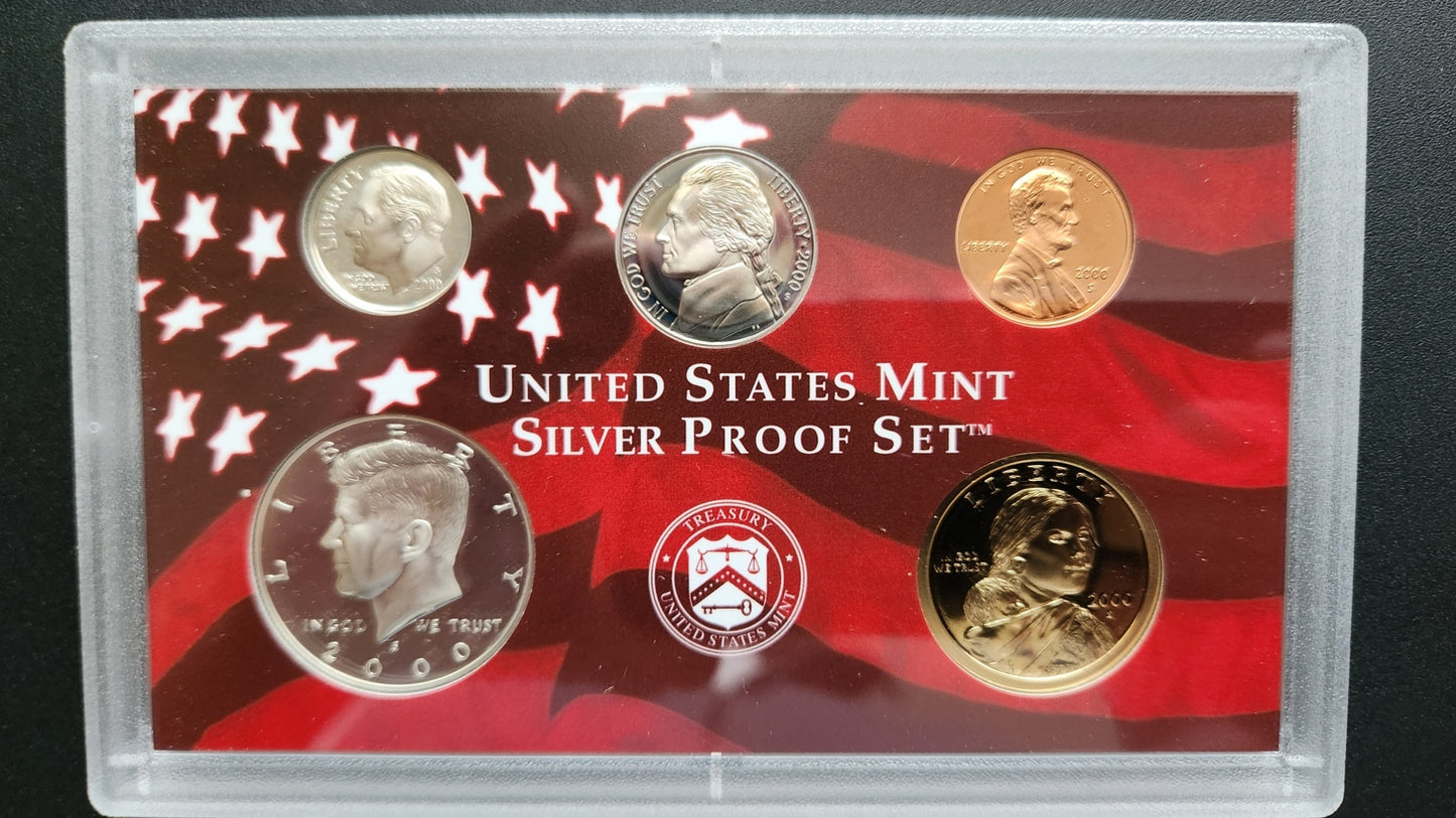 2000 United States Mint Silver Proof Set