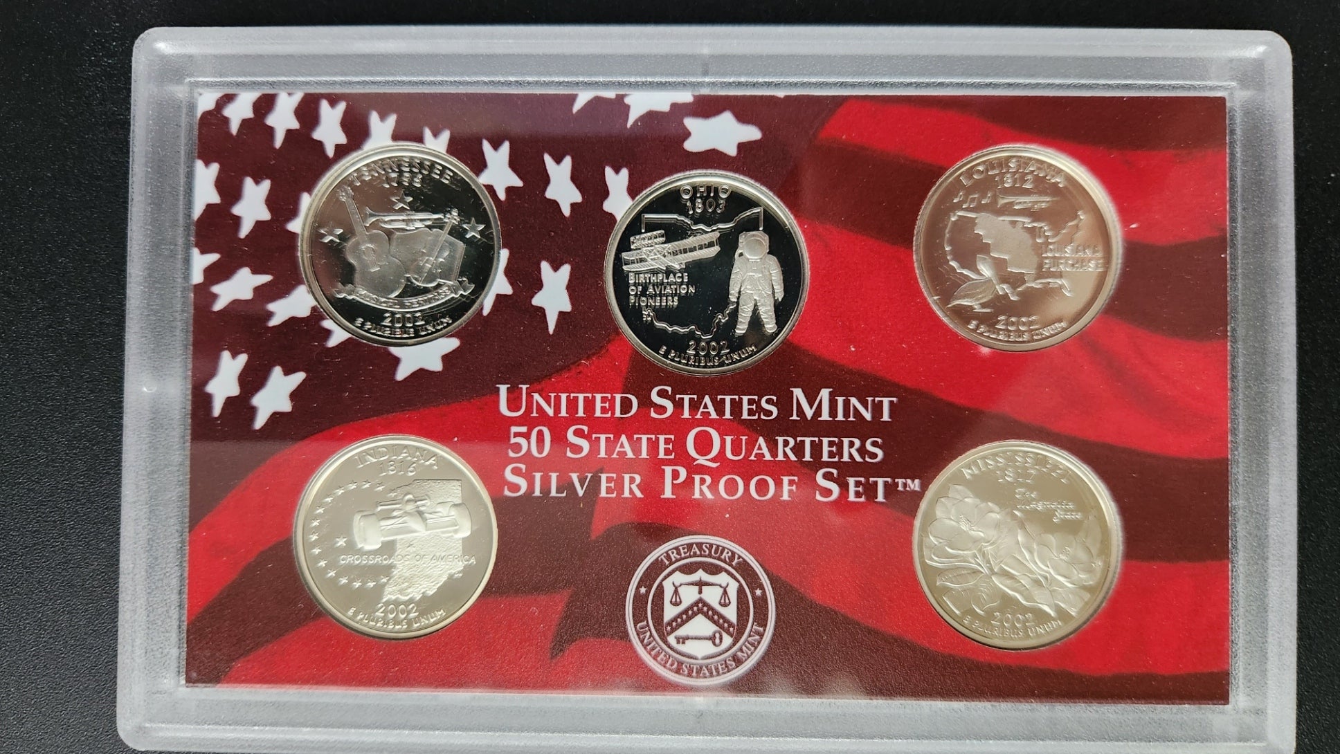 2002 United States Mint Silver Proof Set