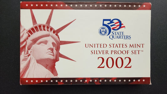 2002 United States Mint Silver Proof Set