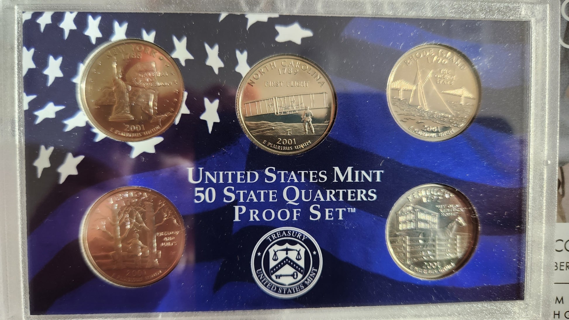 2001 United States Mint Proof Set