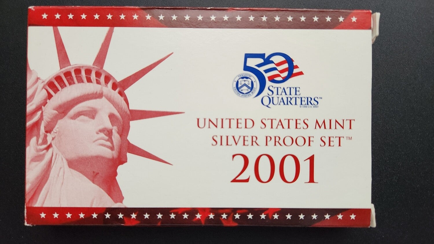 2001 United States Mint Silver Proof Set