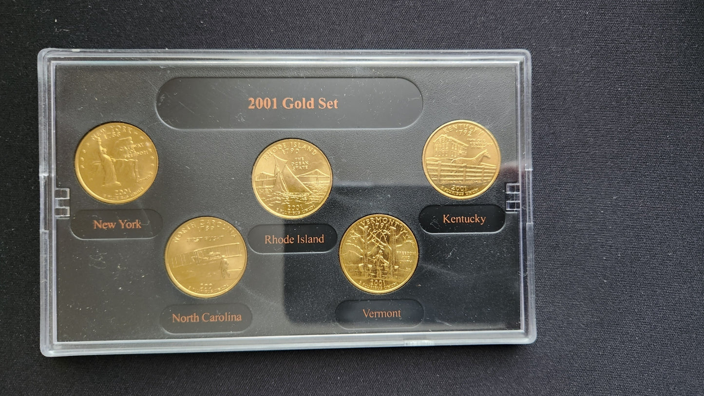 2001 Gold Edition - State Quarter Collection