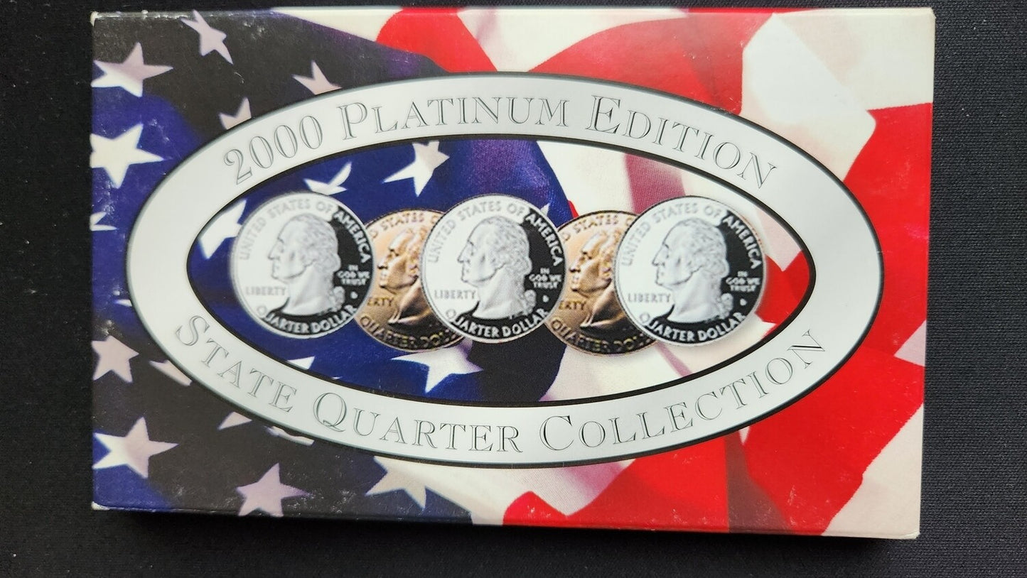 2000 Platinum Edition - State Quarter Collection