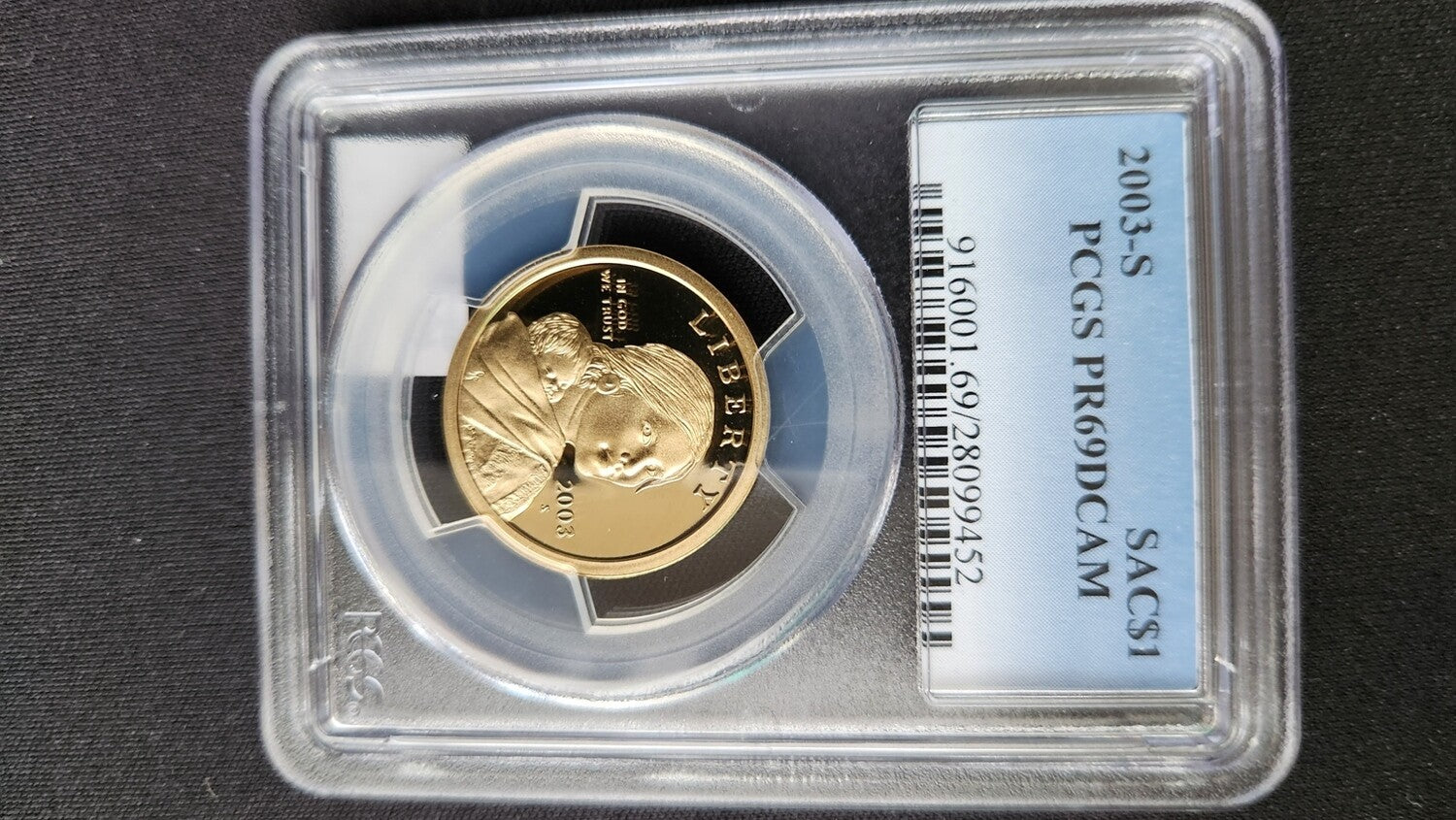 2003-S Sacagawea One Dollar - PCGS PR69DCAM