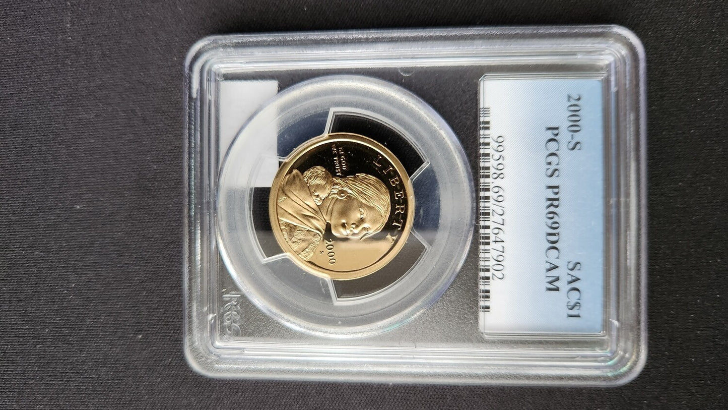2000-S Sacagawea One Dollar - PCGS PR69DCAM