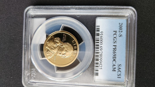 2002-S Sacagawea One Dollar - PCGS PR69DCAM