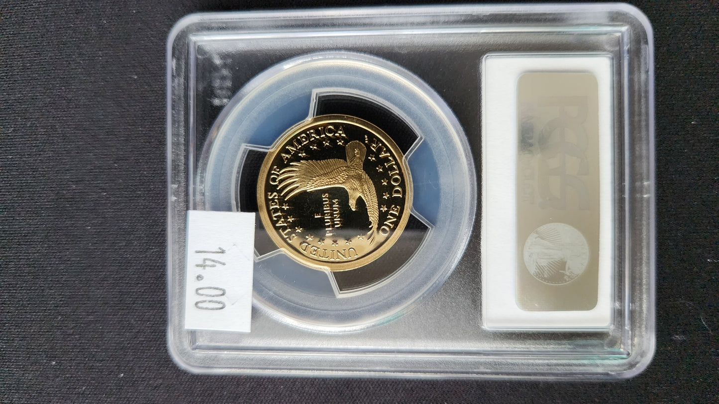 2002-S Sacagawea One Dollar - PCGS PR69DCAM