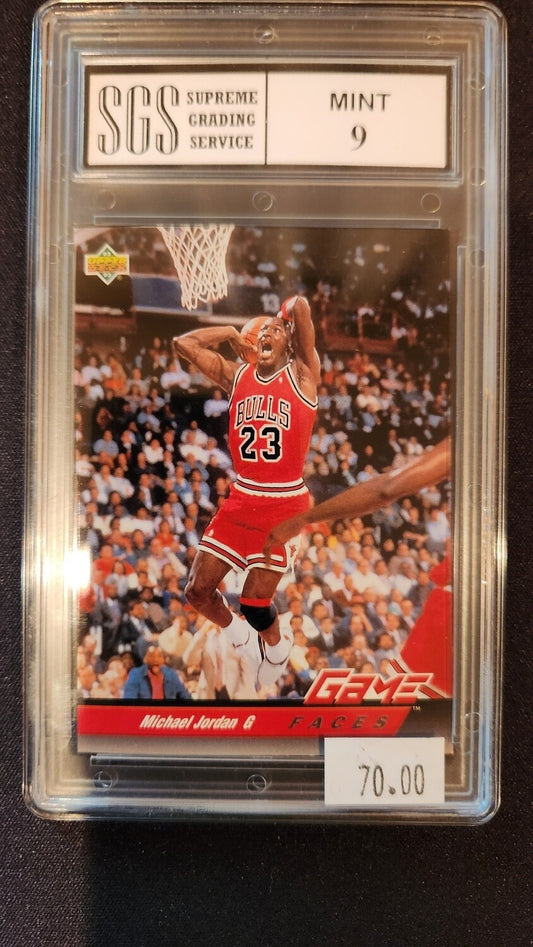 Upper Deck - Michael Jordan Game Faces - SGS MINT 9