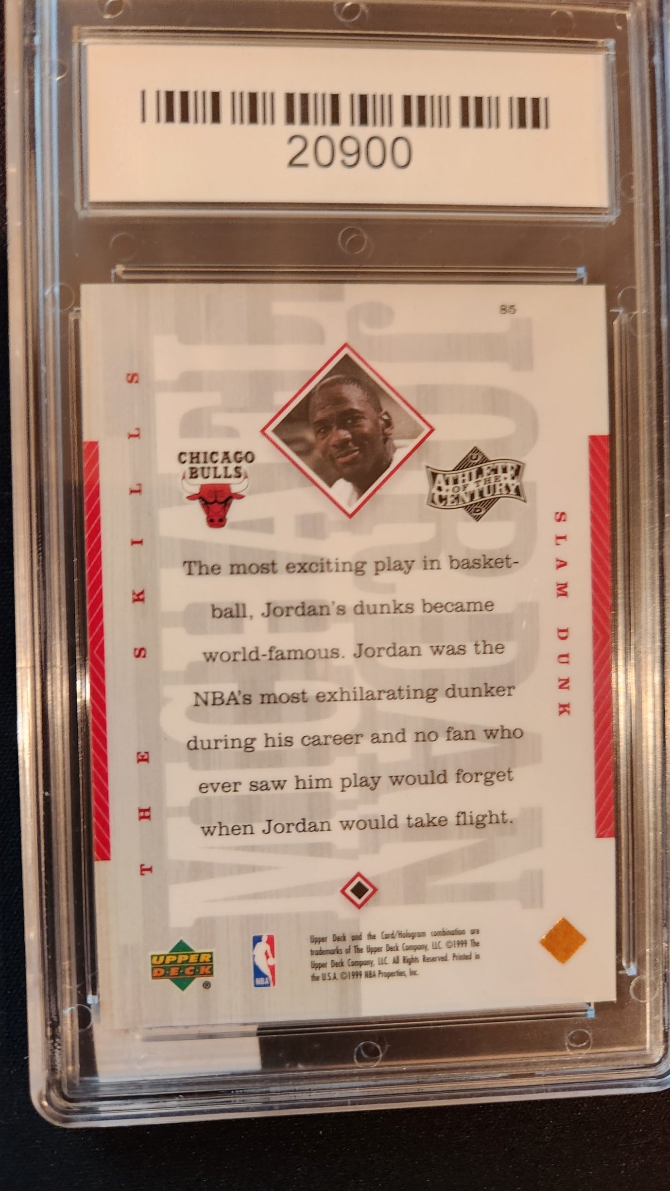 Upper Deck - Michael Jordan - SLAM DUNK - SGS MINT 10