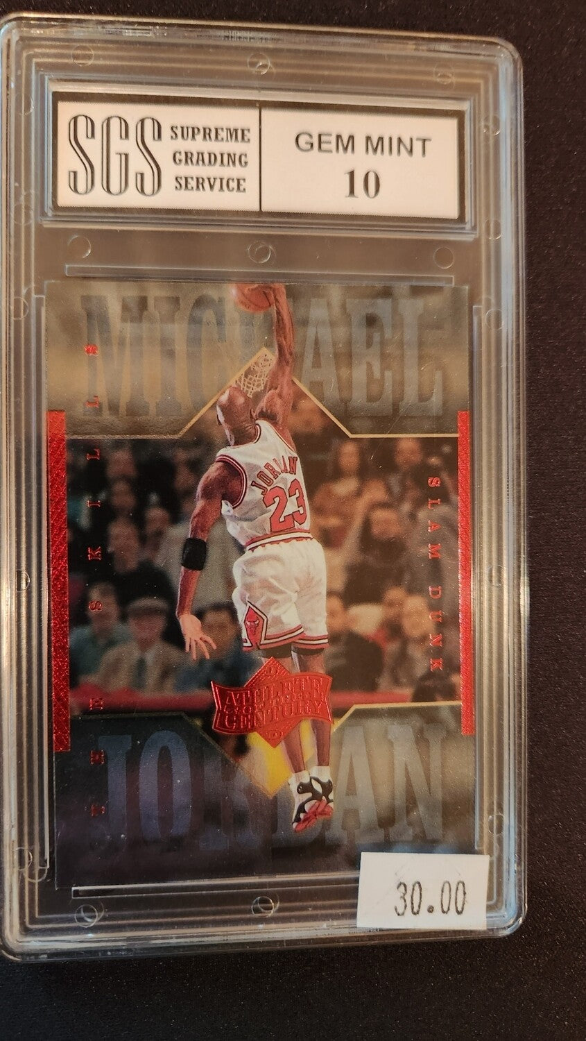 Upper Deck - Michael Jordan - SLAM DUNK - SGS MINT 10
