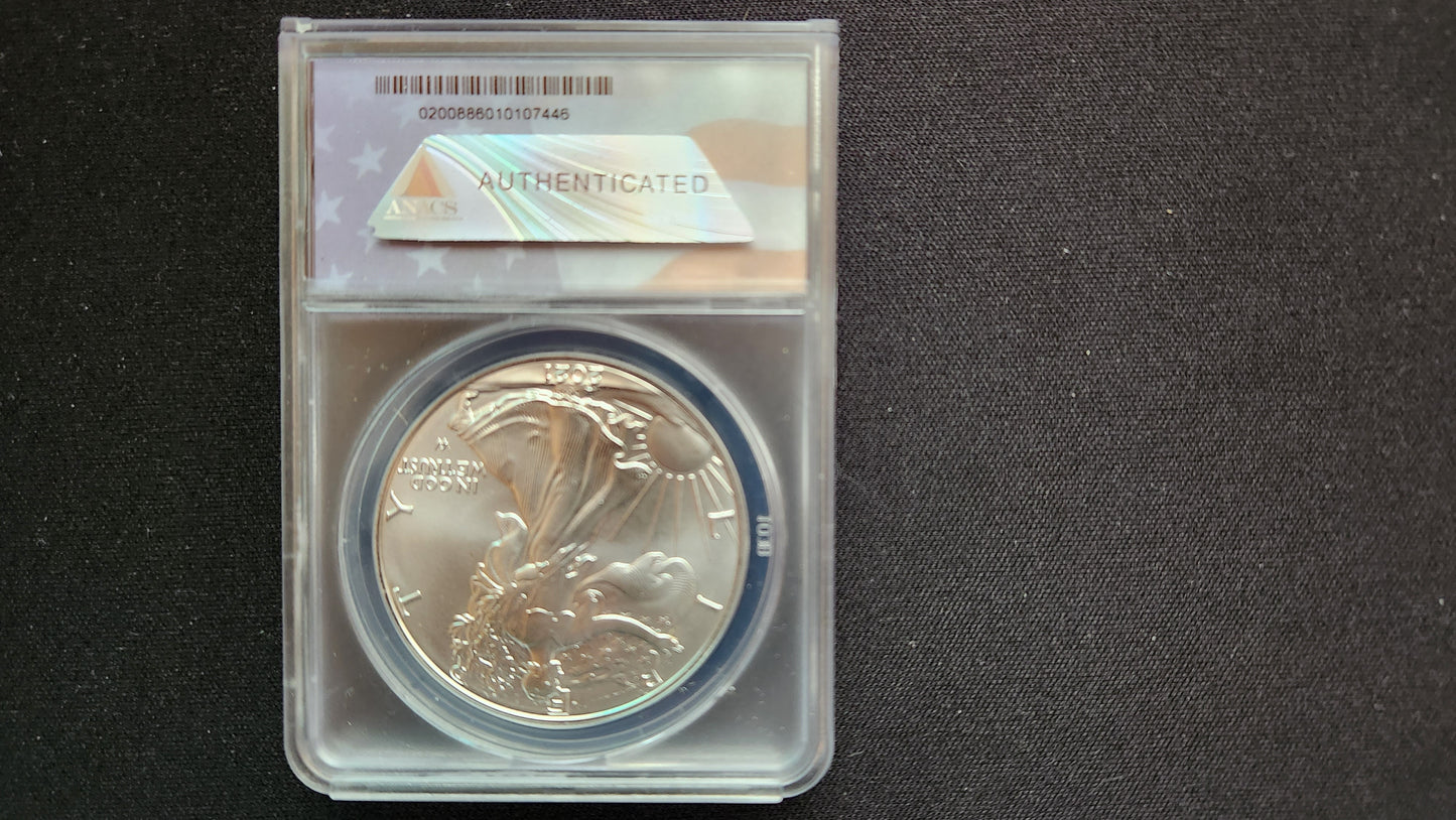 2021 Silver Dollars - Complete 5-Coin Set - ANACS MS70