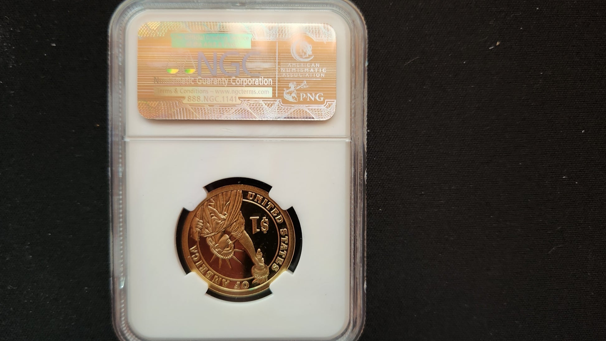 2010-S - Franklin Pierce One Dollar - NGC PF 69 ULTRA CAMEO