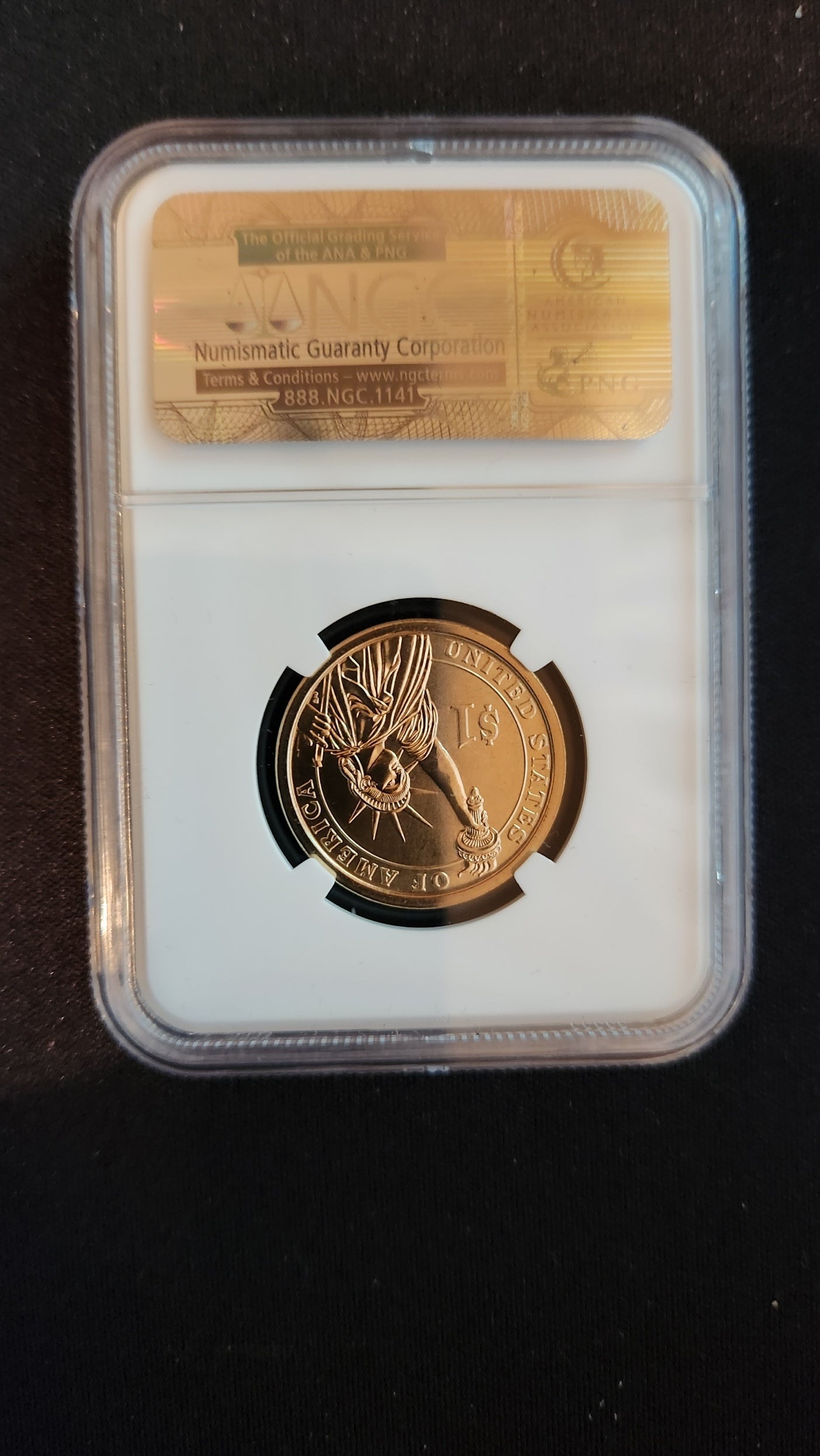 2013-P - Woodrow Wilson One Dollar - NGC MS 67