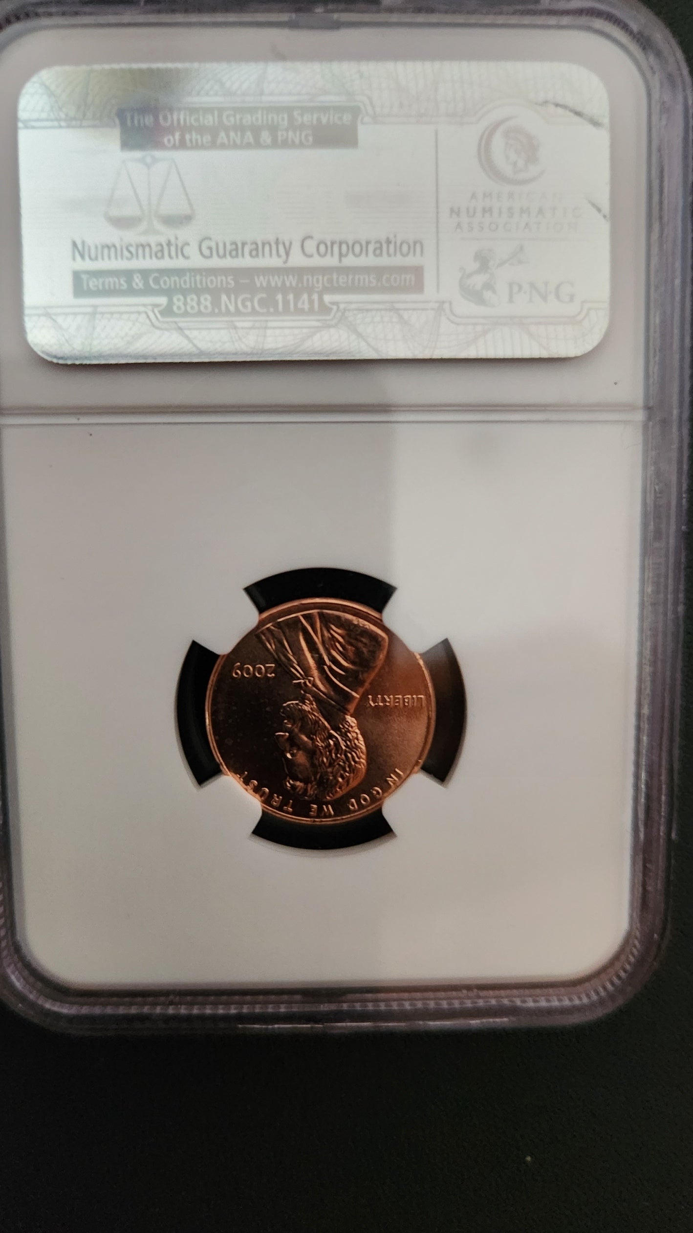 2009 1C - Formative Years - ANACS MS 65 RD - First Day Ceremony