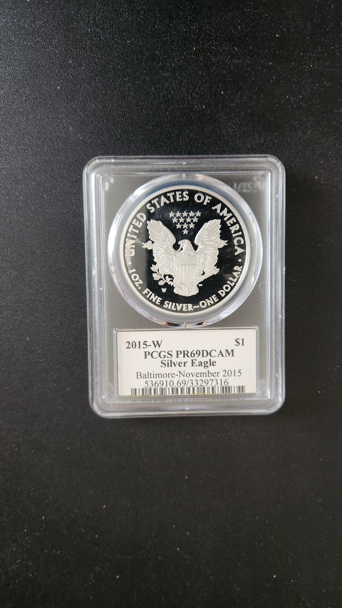 2015-W Silver Eagle - PCGS PR69DCAM