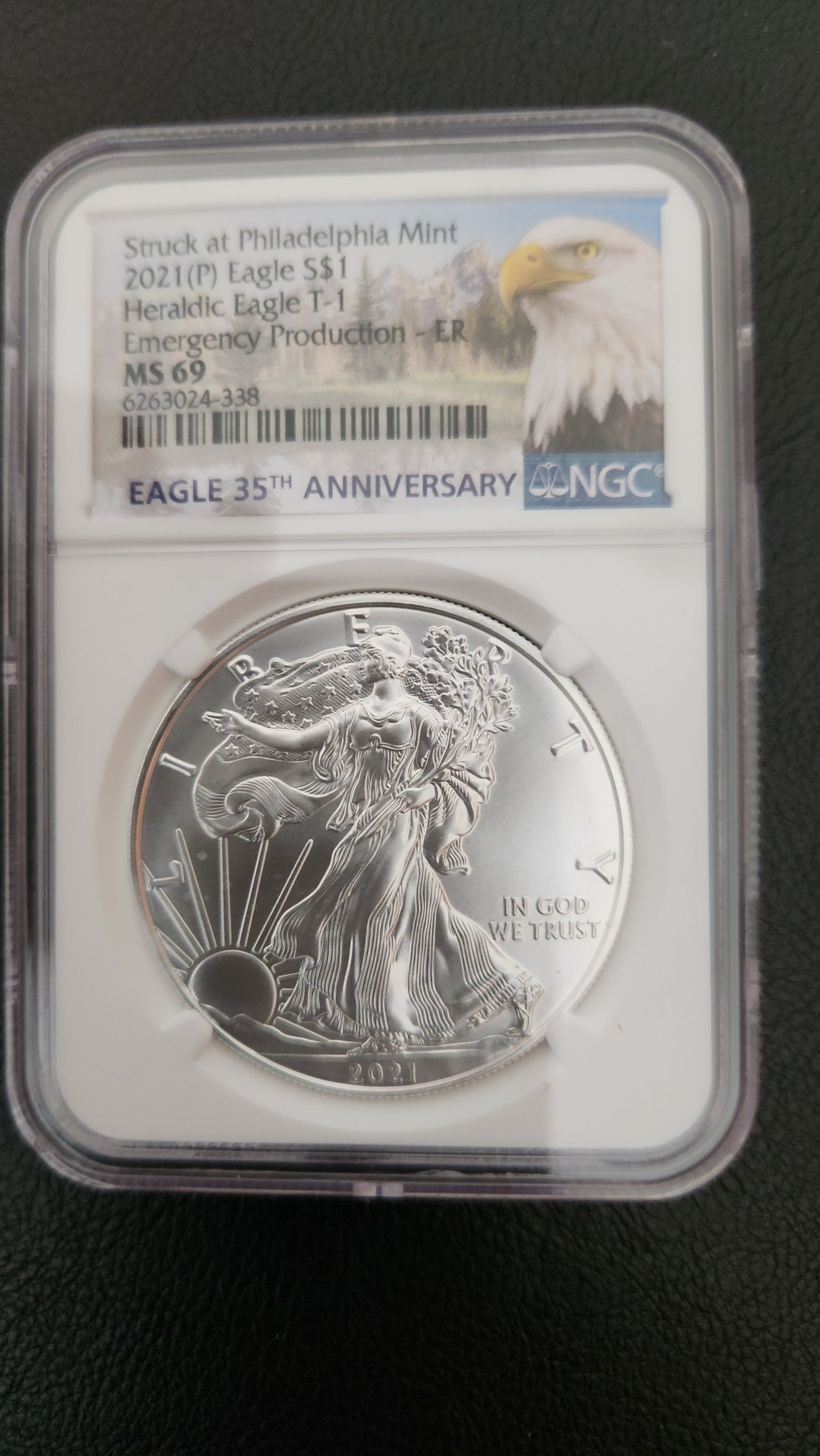 2021-(P) Silver Eagle - Emergency Production- NGC MS69