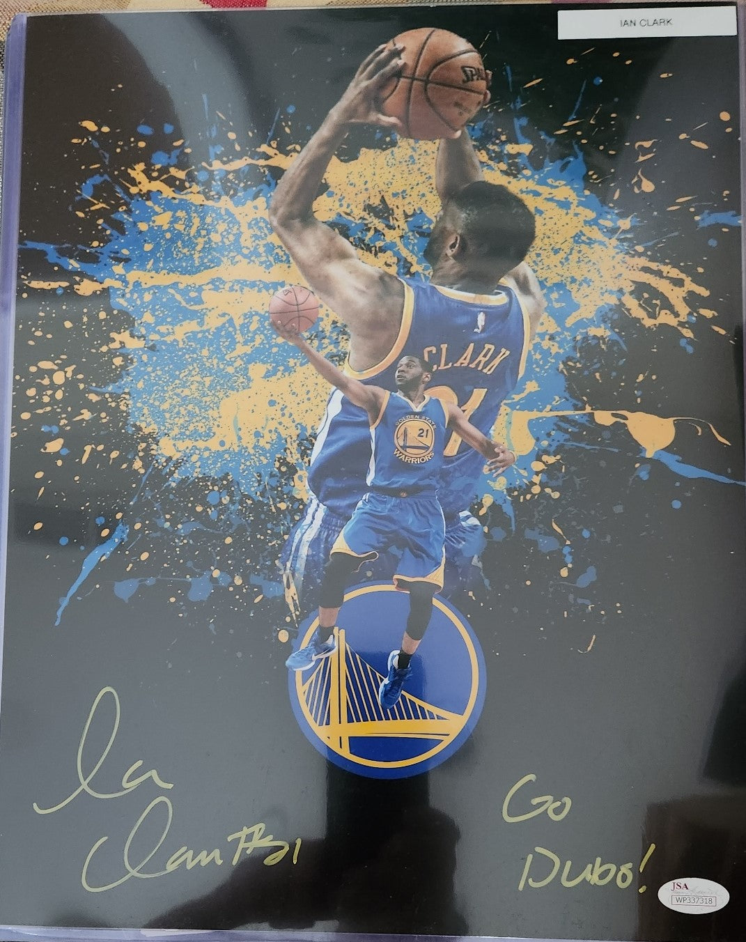 Autographed - Ian Clark - Go Dubs! - JSA Certified