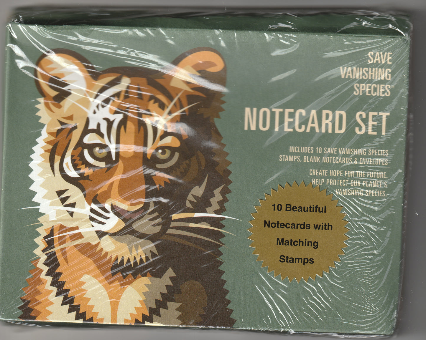 Unopened Premium Notecard set (10) - Save Vanishing Species