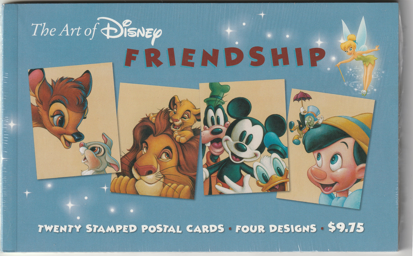 Unopened Premium Stamped Cards (20) - Disney Friendship