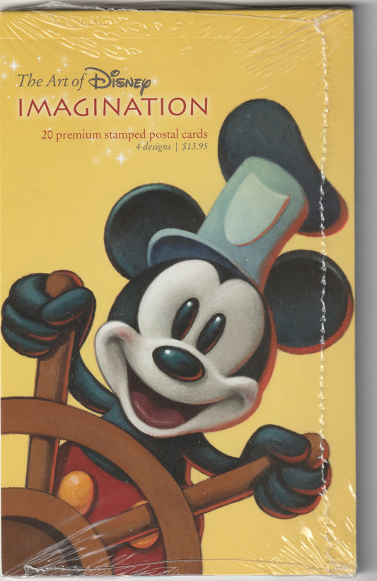 Unopened Premium Stamped Cards (20) - Disney Imagination