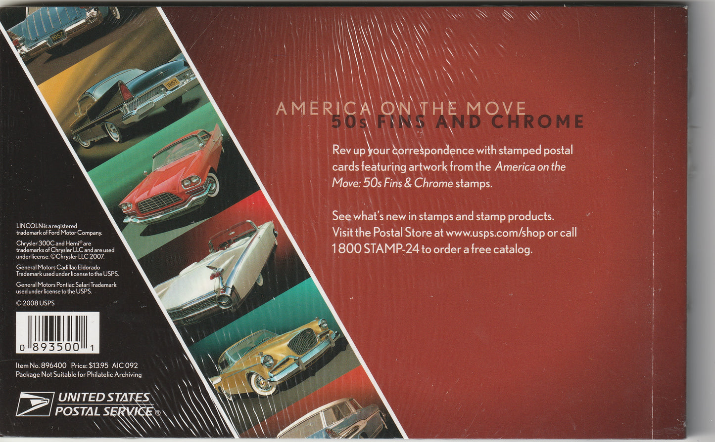 Unopened Premium Stamped Cards (20) - America On The Move