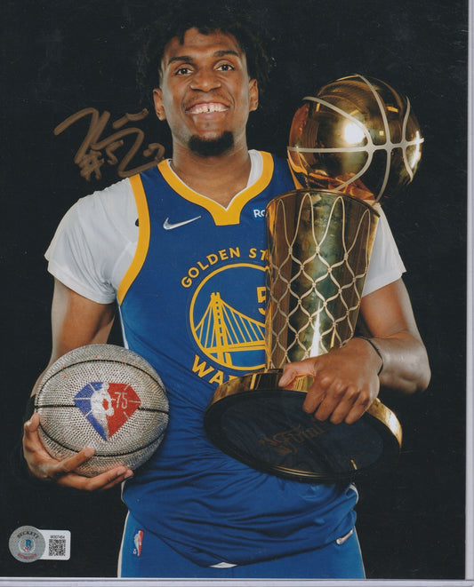 Autographed - Kevon Looney  - Beckett Witnessed COA
