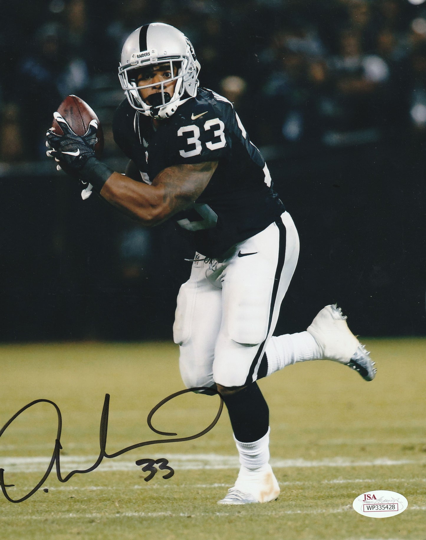 Autographed - DeAndre Washington - JSA COA