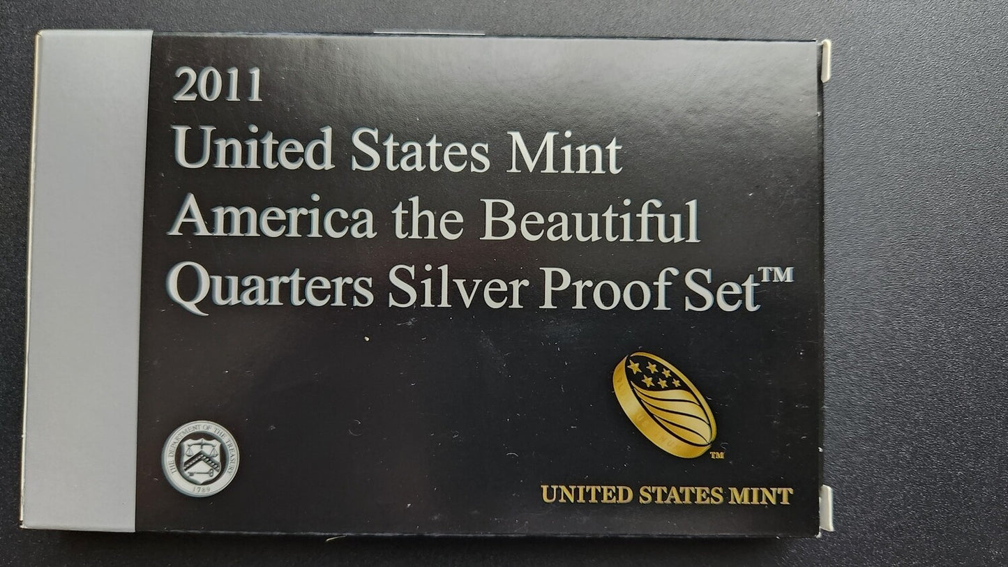 2011 United States Mint - America The Beautiful Quarters Silver Proof Set