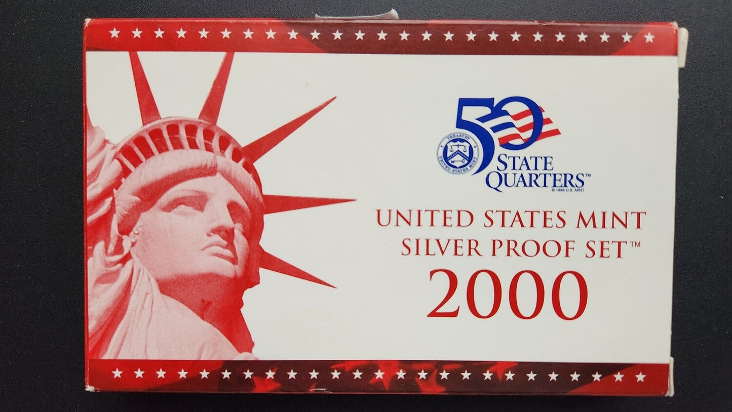 2000 United States Mint Silver Proof Set