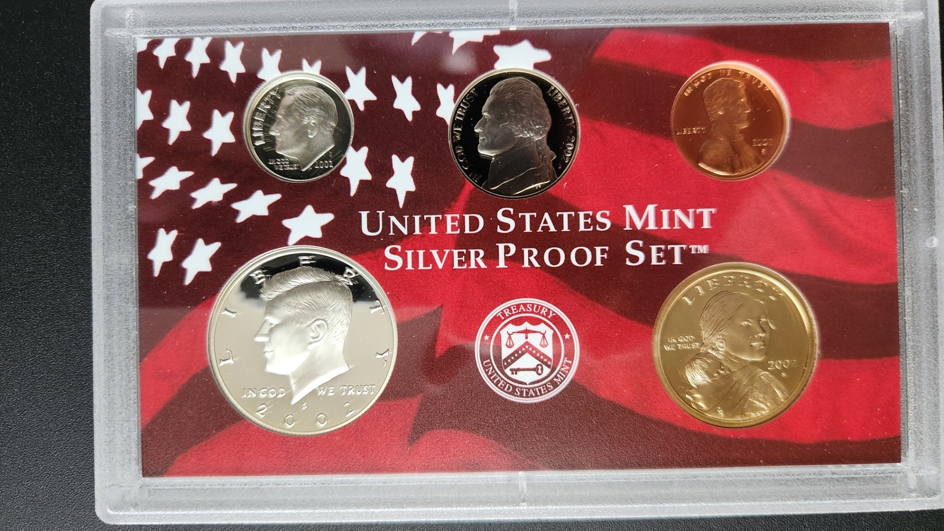 2002 United States Mint Silver Proof Set