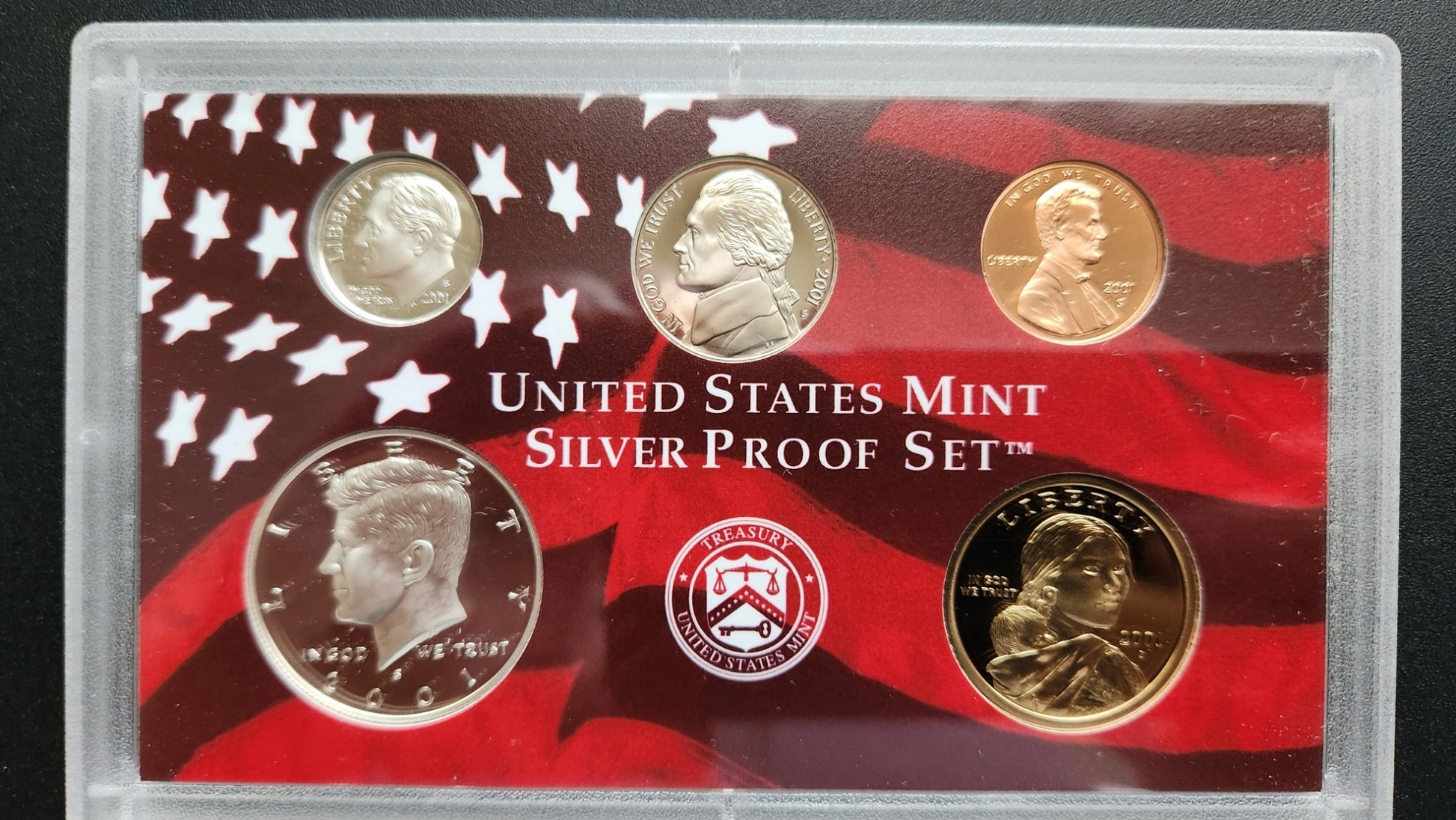2001 United States Mint Silver Proof Set