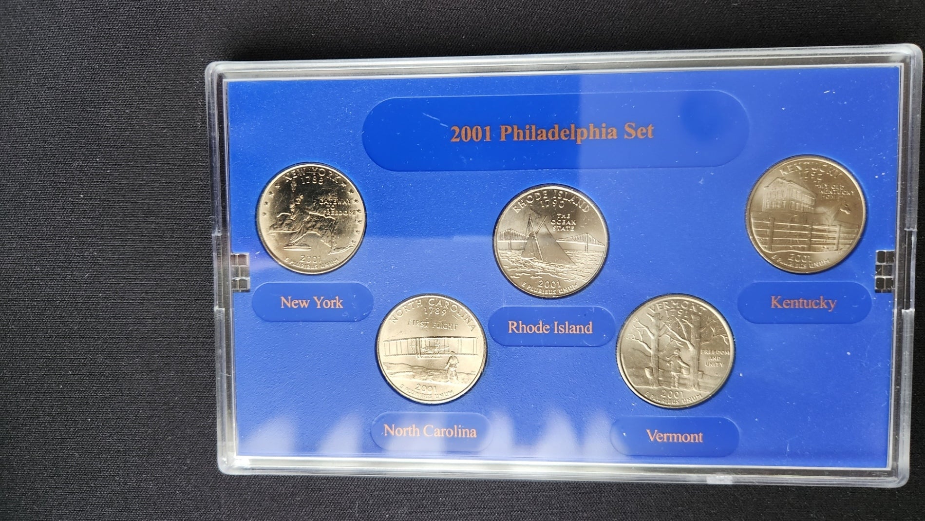 2001 Denver Mint Edition - State Quarter Collection
