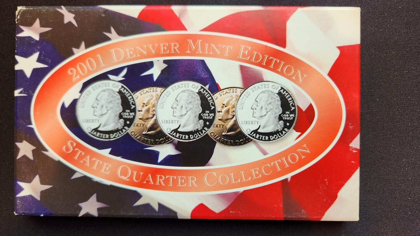 2001 Denver Mint Edition - State Quarter Collection