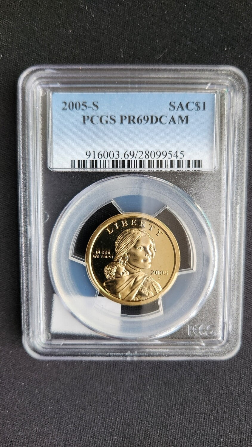 2005-S Sacagawea One Dollar - PCGS PR69DCAM