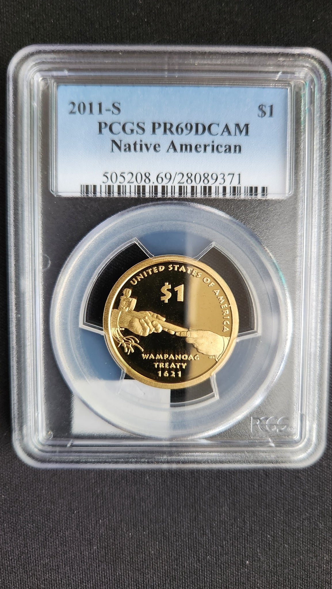 2011-S Sacagawea One Dollar - PCGS PR69DCAM
