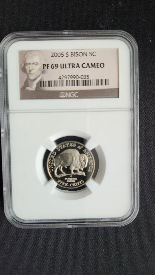 2005-S Bison 5C - PF69 Ultra Cameo