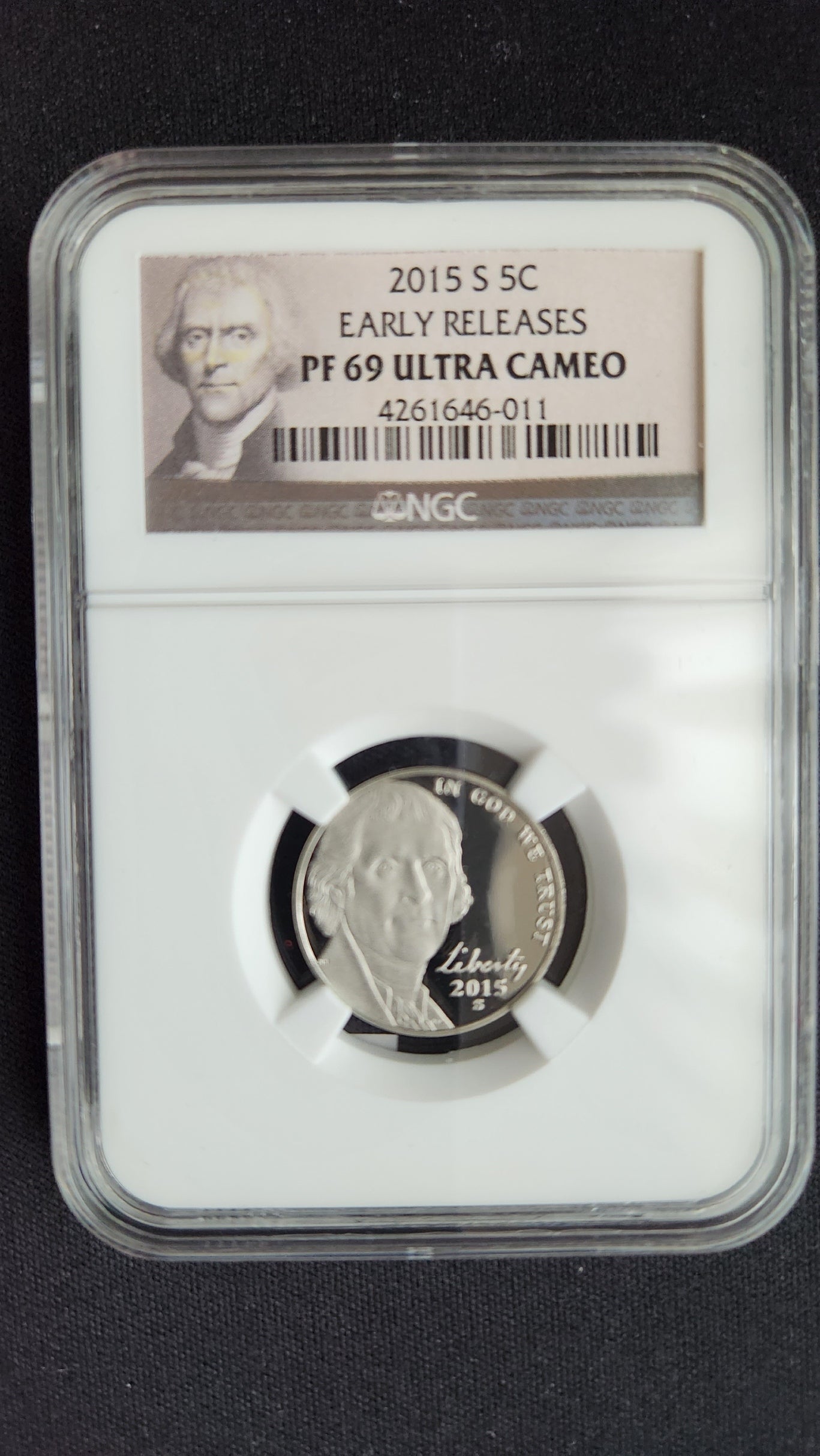 2015-S Early Releases 5C - PF69 Ultra Cameo